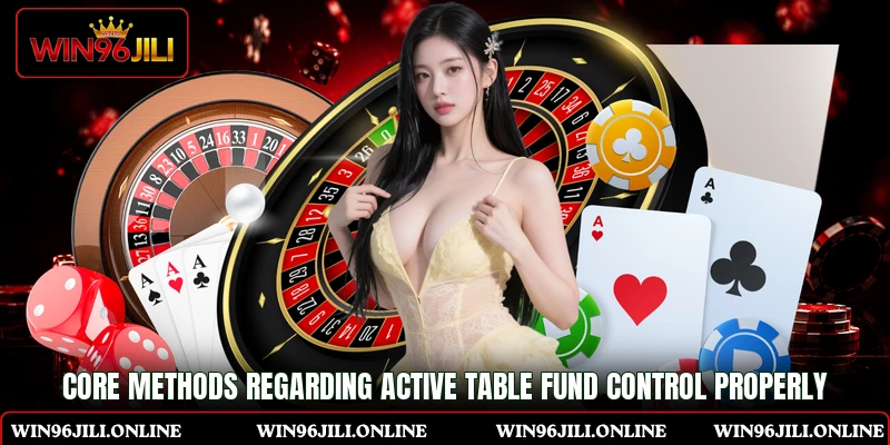 Core methods regarding active table fund control properly Core methods regarding active table fund control properly