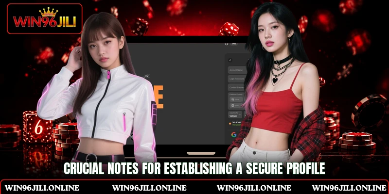 Crucial notes for establishing a secure profile Crucial notes for establishing a secure profile