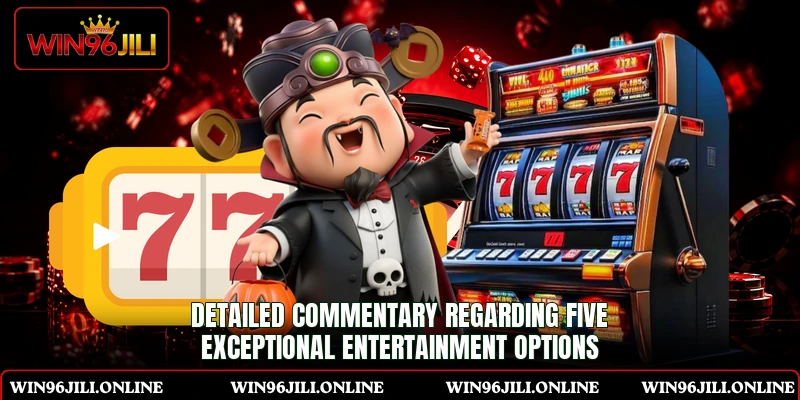 Detailed commentary regarding five exceptional entertainment options Detailed commentary regarding five exceptional entertainment options