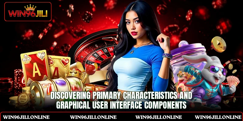 Discovering primary characteristics and graphical user interface components Discovering primary characteristics and graphical user interface components