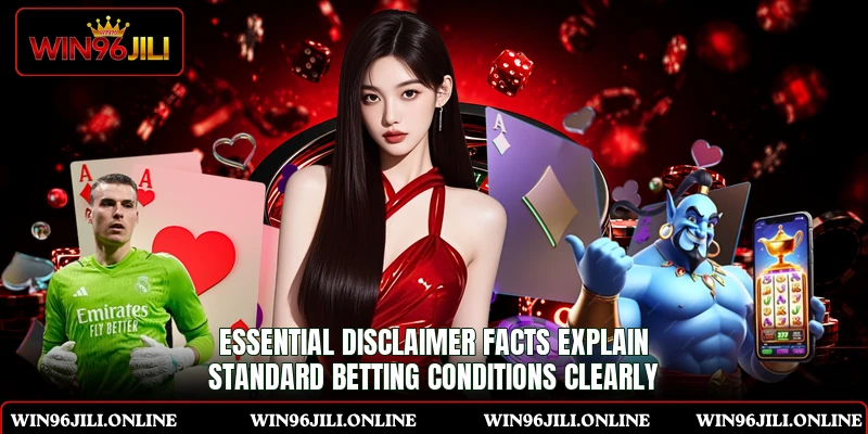 Essential disclaimer facts explain standard betting conditions clearly Essential disclaimer facts explain standard betting conditions clearly