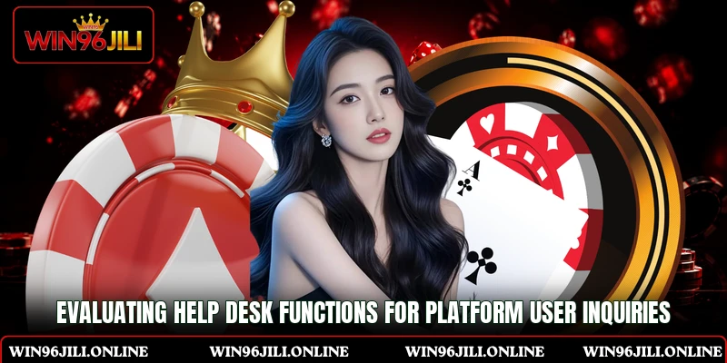 Evaluating help desk functions for platform user inquiries Evaluating help desk functions for platform user inquiries