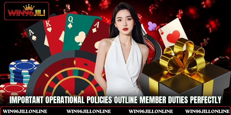 Important operational policies outline member duties perfectly Important operational policies outline member duties perfectly