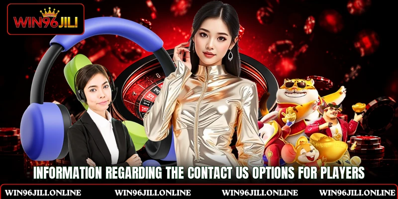 Information regarding the contact us options for players Information regarding the contact us options for players
