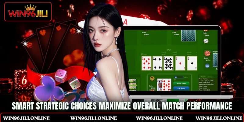 Smart strategic choices maximize overall match performance Smart strategic choices maximize overall match performance